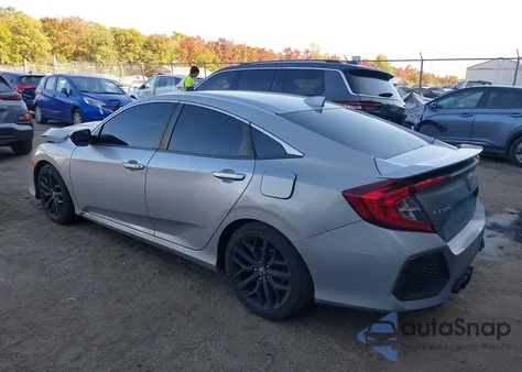 2017 Honda Civic Si из США, поврежденный, VIN 2HGFC1E55HH705476